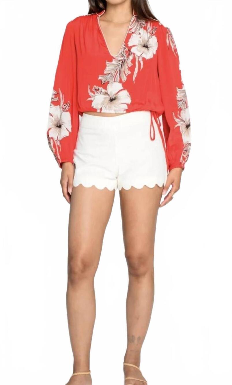 NEW ELIZABETH AND JAMES jojo shorts in khaki